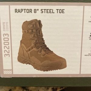 Workboot. Altama Steel toe 8” Raptor boots military, police, SWAT, work boot